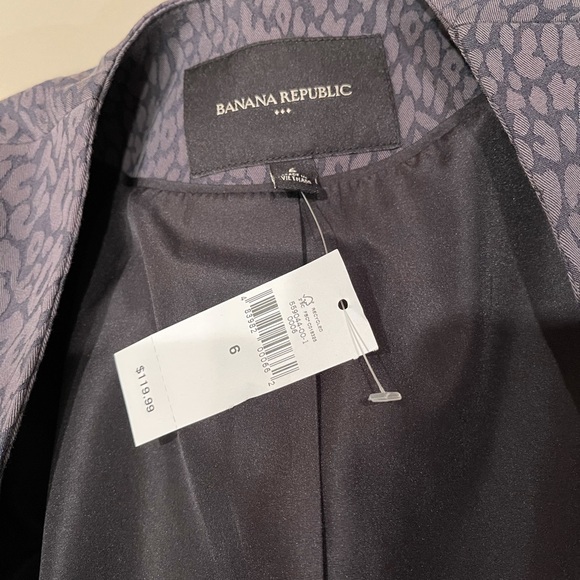Banana Republic Grey size 6 blazer NWT - Picture 6 of 8